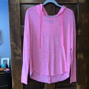 Victoria’s Secret PINK pink semi sheer hoodie